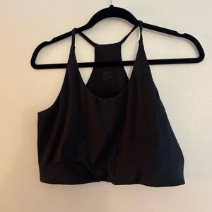 Girlfriend Collective Charcoal Racerback Bralette